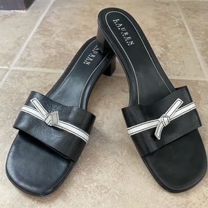 8.5 Womens Ralph Lauren black dress sandals